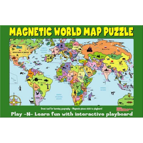 7521-GD1
MAGNETIC WORLD MAP PUZZLE 7521-GD1
MAGNETIC WORLD MAP PUZZLE
