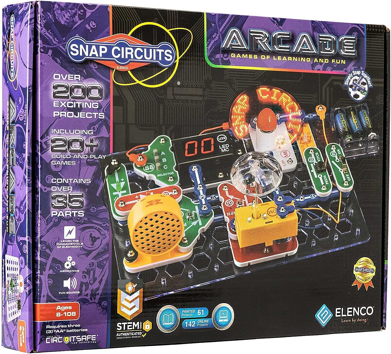 SNAP CIRCUITS ARCADE 200 PROJECT
SKU:242976