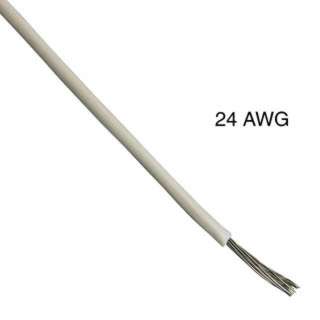 WIRE STRANDED 24AWG 100FT WHITE