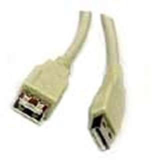USB CABLE A-A MALE/FEM 6FT BEIGE