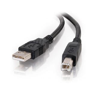 USB CABLE A-B MALE/MALE 15FT BLK