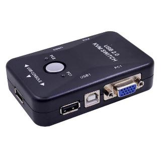 KVM SWITCH WITH USB2 & VGA PORTS 
SKU:260776