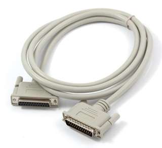 SERIAL CABLE DB25M/F 25FT BEIGE