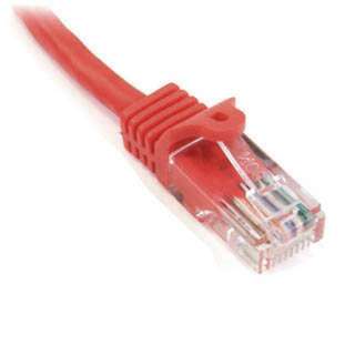 PATCH CORD CAT5E RED 1FT