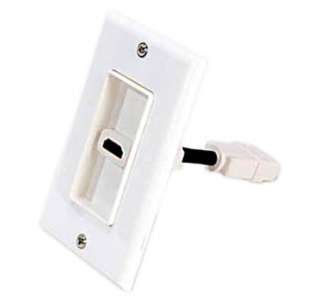 WALL PLATE HDMI 1PORT WITH 4IN..