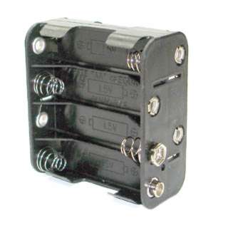 BATTERY HOLDER AAX8 PLASTIC BLK WITH SNAP CONN
SKU:196489