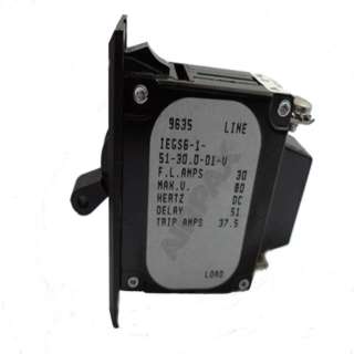 CIRCUIT BREAKER 30A 80VDC TOGGLE