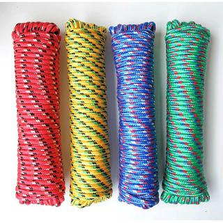 ROPE POLY TWISTED 20FT ASSORTED