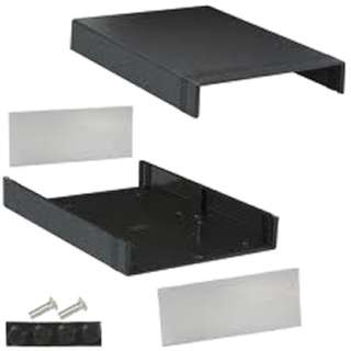 PROJECT BOX 11X7.7X3IN PLAS BLACK WITH METAL END
SKU:22847