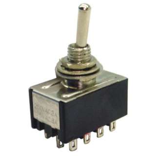 TOGGLE SWITCH 4P2T 6A ON-NONE-ON