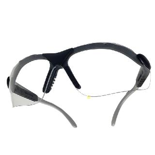 SAFETY GLASSES CLEAR GREY FRAME