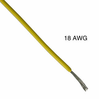 WIRE STRANDED 18AWG 1000FT YELLO