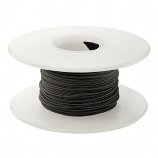 WW WIRE 30AWG SOLID 50FT BLACK