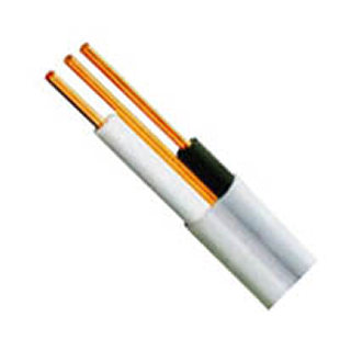 CABLE ELECTRIC 2C/14 10M WHT