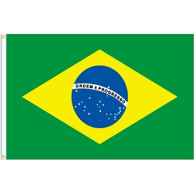 BRAZIL SOUVENIR FLAG 3 X 5 FT 