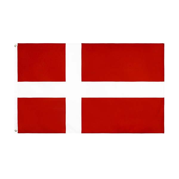 DENMARK SOUVENIR FLAG 3 X 5 FT 