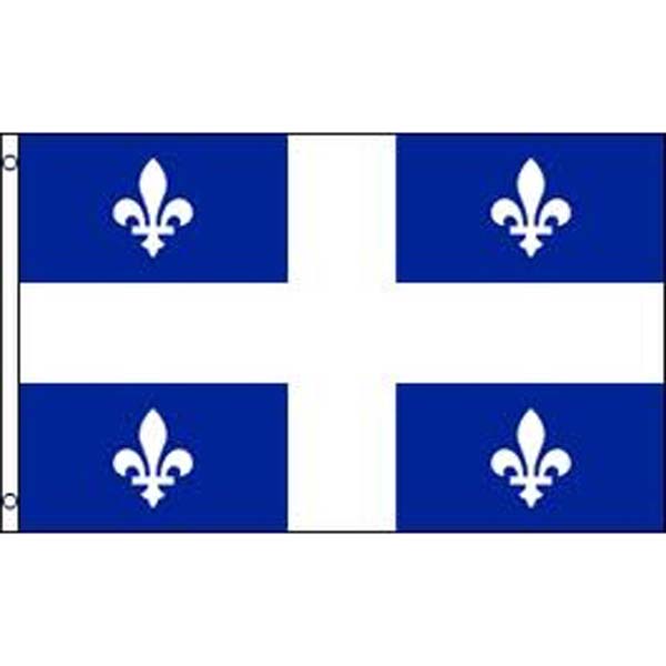 QUEBEC SOUVENIR FLAG 3X5FT 