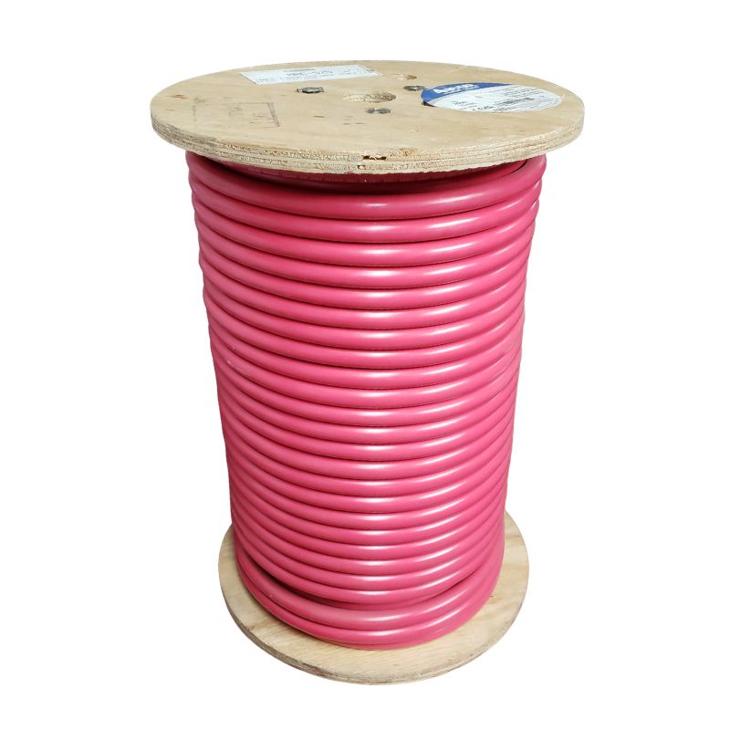 BATTERY CABLE 1/0AWG RED 250FT TC 600V 105C