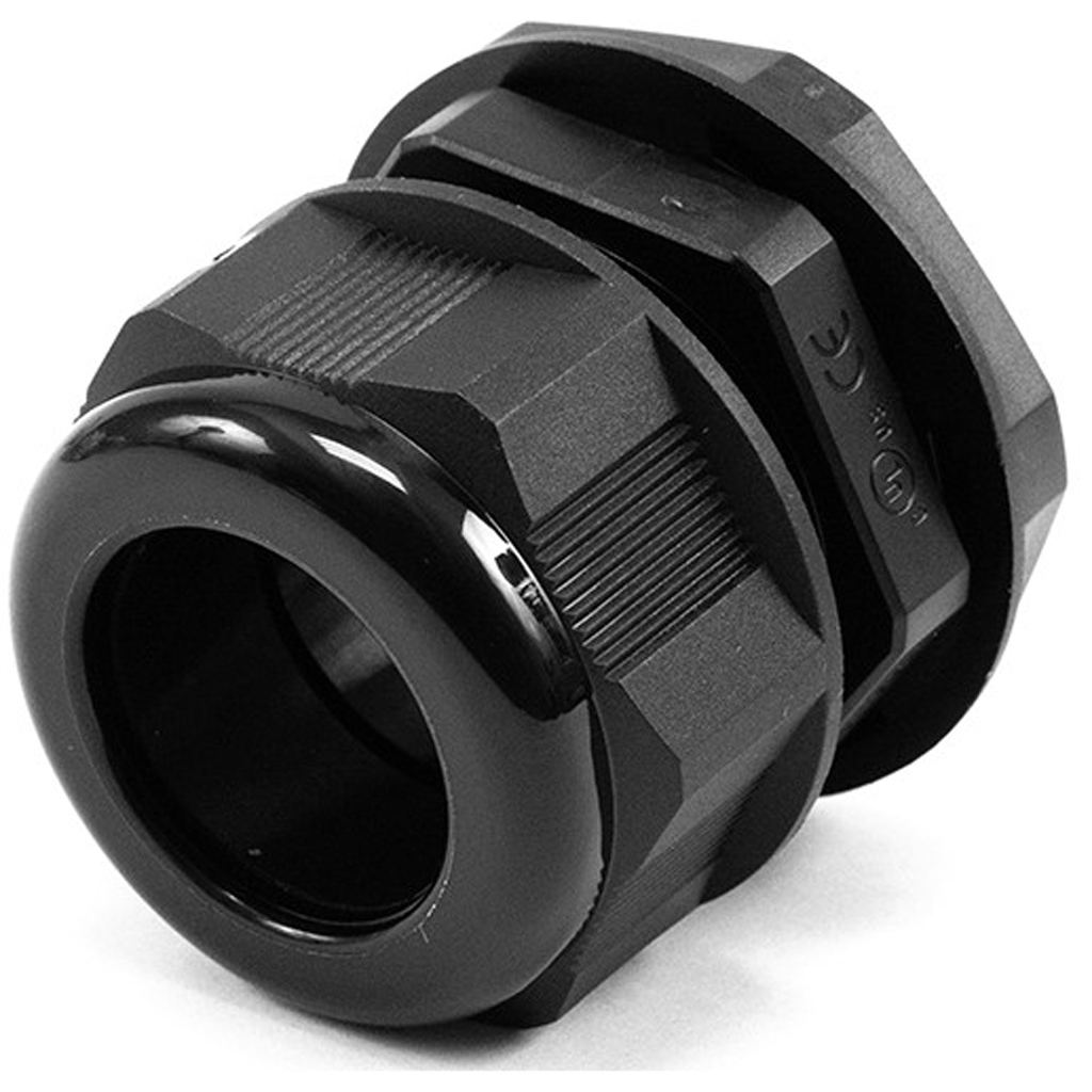STRAIN RELIEF CORDGRIP PG29 37MM DIA 25MM WIRE NYLON BLK 48 LONG