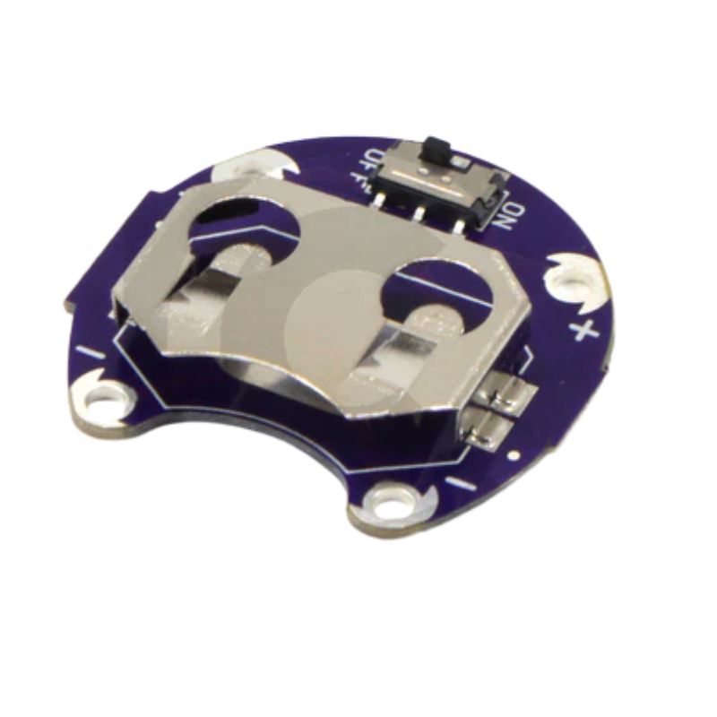 LILYPAD BATTERY HOLDER WITH SWIT FOR CR-2032 COIN CELL