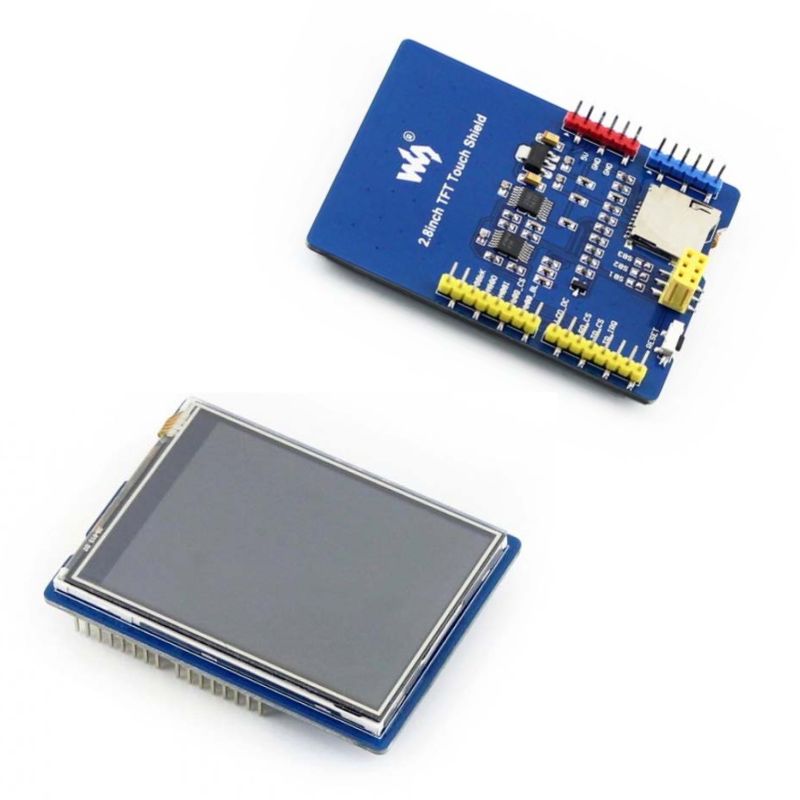 TFT SHIELD 2.8IN COLOR W/MICROSD SLOT COMPATIBLE WITH ARDUINO