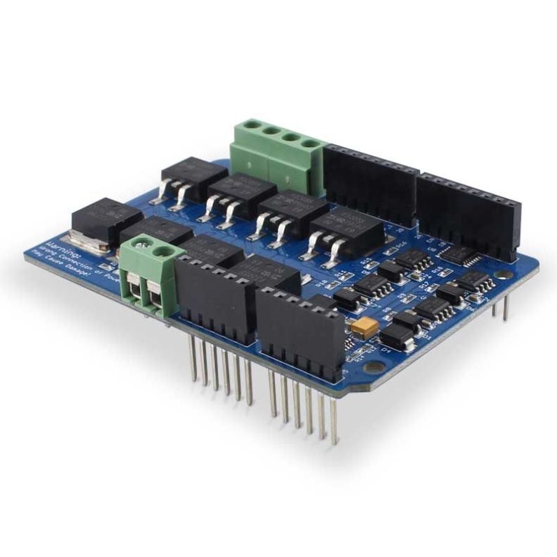 DUAL H-BRIDE MOTOR SHIELD PWM 