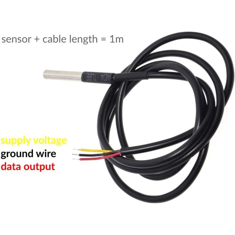 TEMPERATURE PROBE DS18B20 3-5VDC 64 BIT