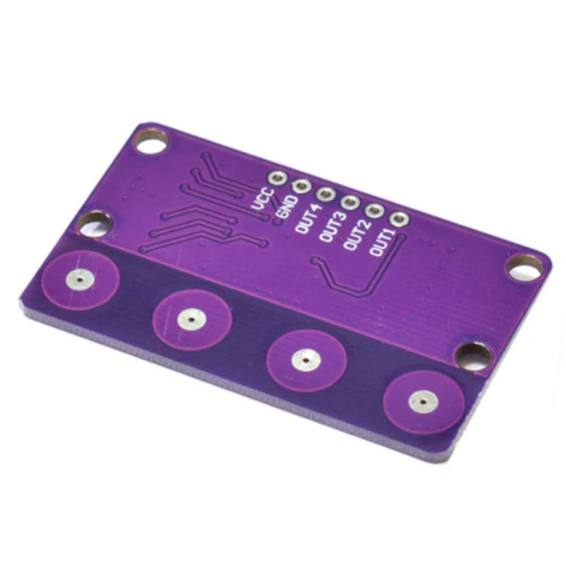 TOUCH SENSOR 4 KEYS CAPACITIVE 2-5.5V