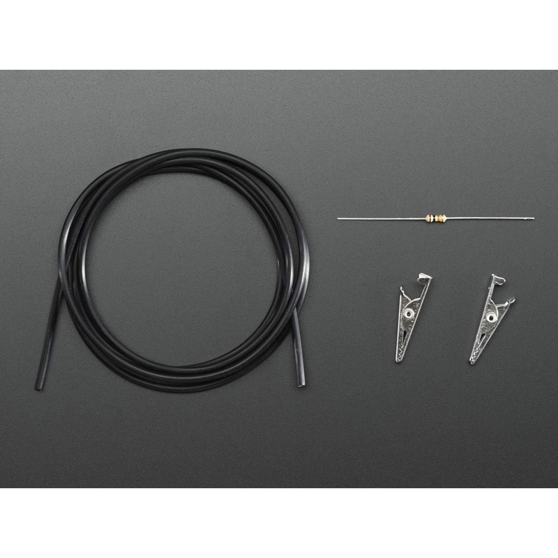 CONDUCTIVE RUBBER STRETCH SENSOR 1M 350R/INCH IN RELAX