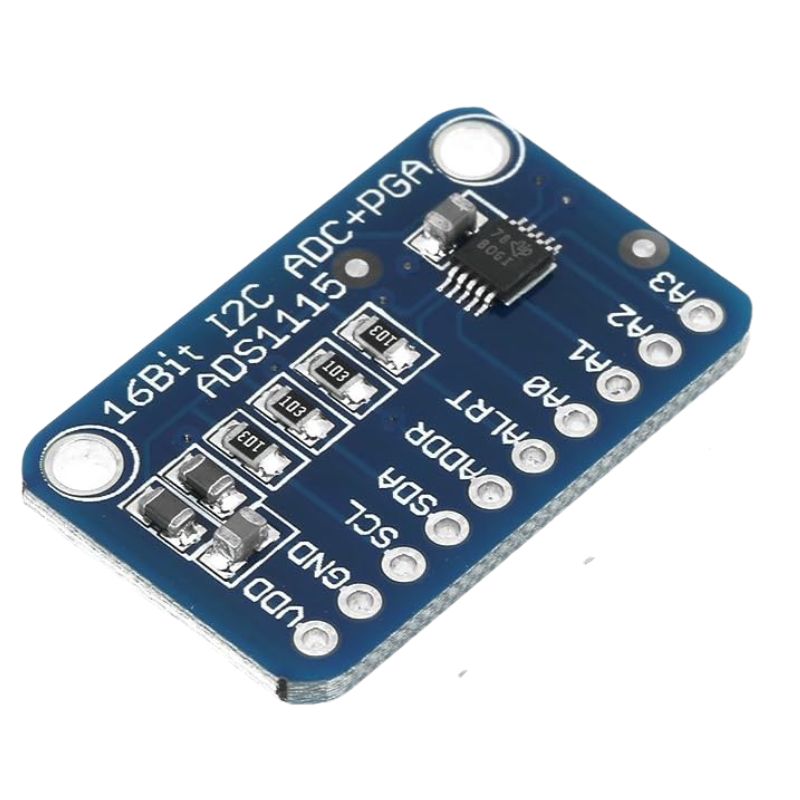 16 BIT I2C HIGH PRECISION ADC + PGA DEV BOARD ADS1115 4 CHANNEL