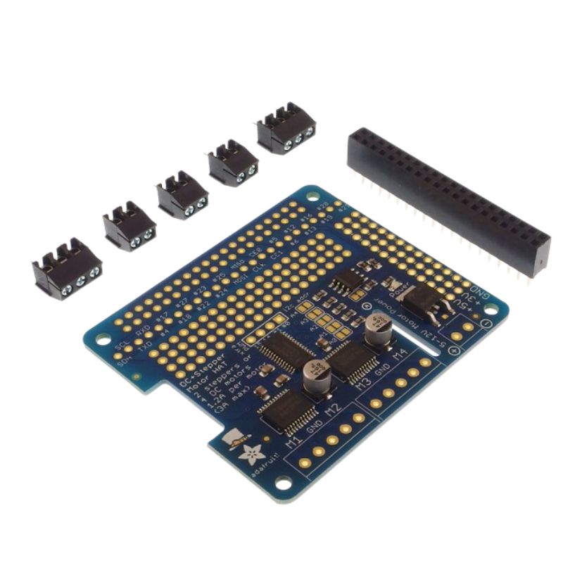 4 CHANNEL STEPPER/DC MOTOR HAT KIT RASPBERRY PI