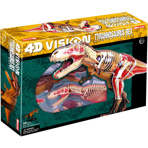 TYRANNOSAURUS REX ANATOMY MODEL 39PARTS W/STAND & BOOK