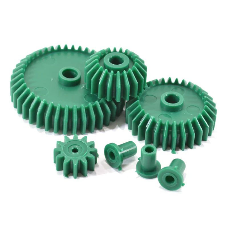 GEARS FOR TOY MOTOR 7PC/SET GRN 