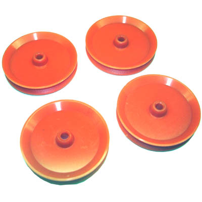 PULLEY SET 38MM DIA W/4MM HOLE 
