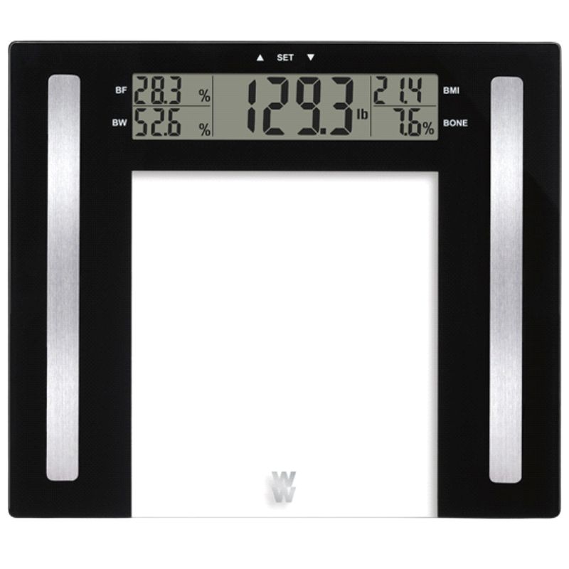 WEIGHING SCALE DIGITAL 7.6IN LCD UPTO 400LBS-BODY ANALYSIS SCALE