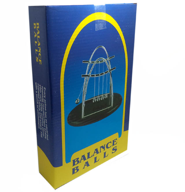 NEWTONS CRADLE W/OVAL HOLDER 
