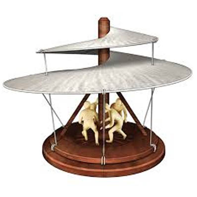 THE AERIAL SCREW LEONARDO DA VINCI MODEL KITS1 SK