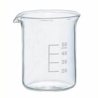 BEAKER 50ML CLEAR GLASS 