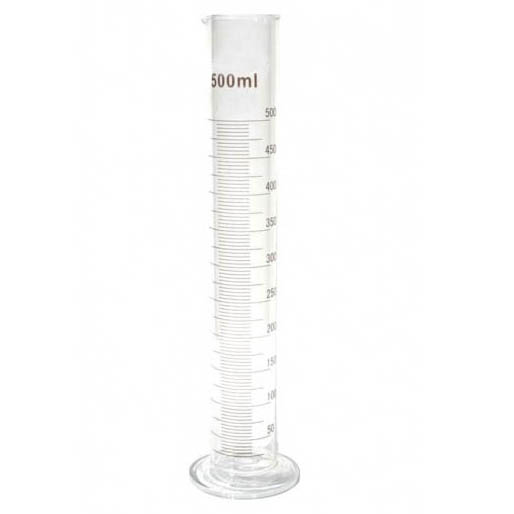 GRADUATED CYLINDER 500ML GLASS 
