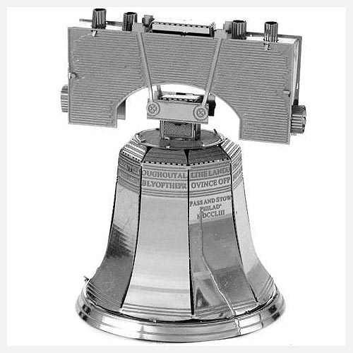 LIBERTY BELL METAL EARTH 3D LASER CUT MODEL