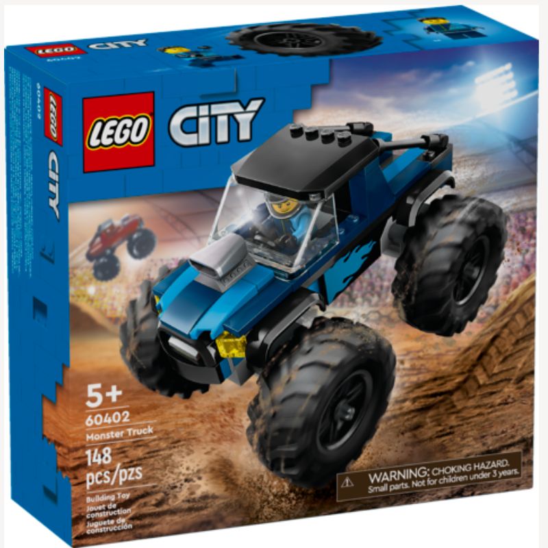 BLUE MONSTER TRUCK V39-CITY 148PCS/SET