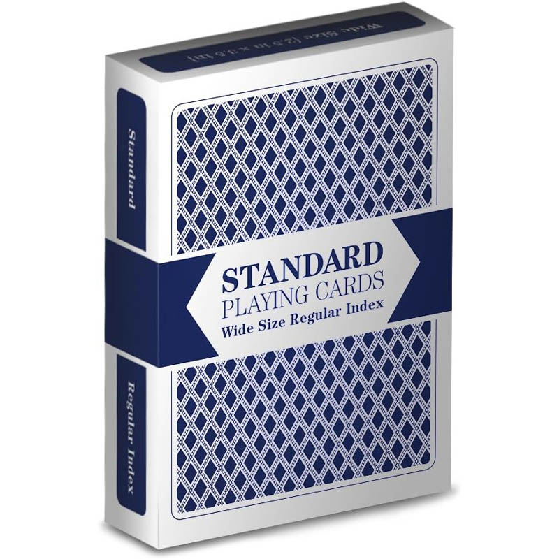 PLAYING CARDS BLUE 2.5X3.5IN 