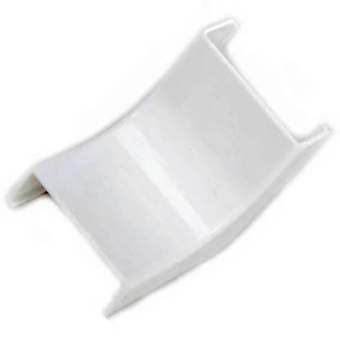 RACEWAY INSIDE ELBOW 1.5IN FLAT WHITE