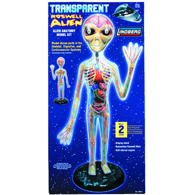 TRANSPARENT ALIEN ANATOMY MODEL KIT