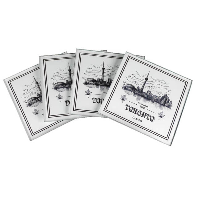 TORONTO GLASS COASTER 