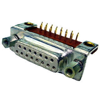 DB15F PCRA TIN SHORT FOOT WITH SPACER