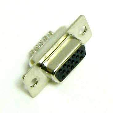 DB15F HD SOLDER TIN 