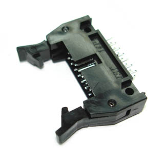 HDR SHRD LATCH 14 W/KEY PCST BLACK