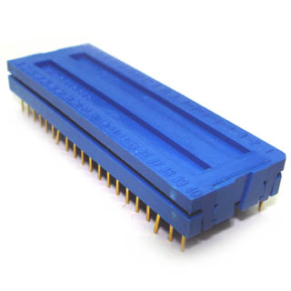 DIP PLUG IDC40 PCST 15.24MM BLUE 