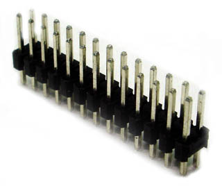 DIPHDR 2.5MM 26P BRST 3/6 TIN BLACK